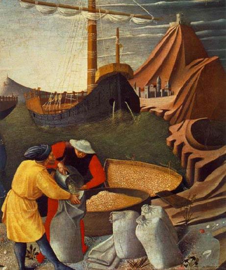 Fra Angelico St Nicholas saves the ship Germany oil painting art